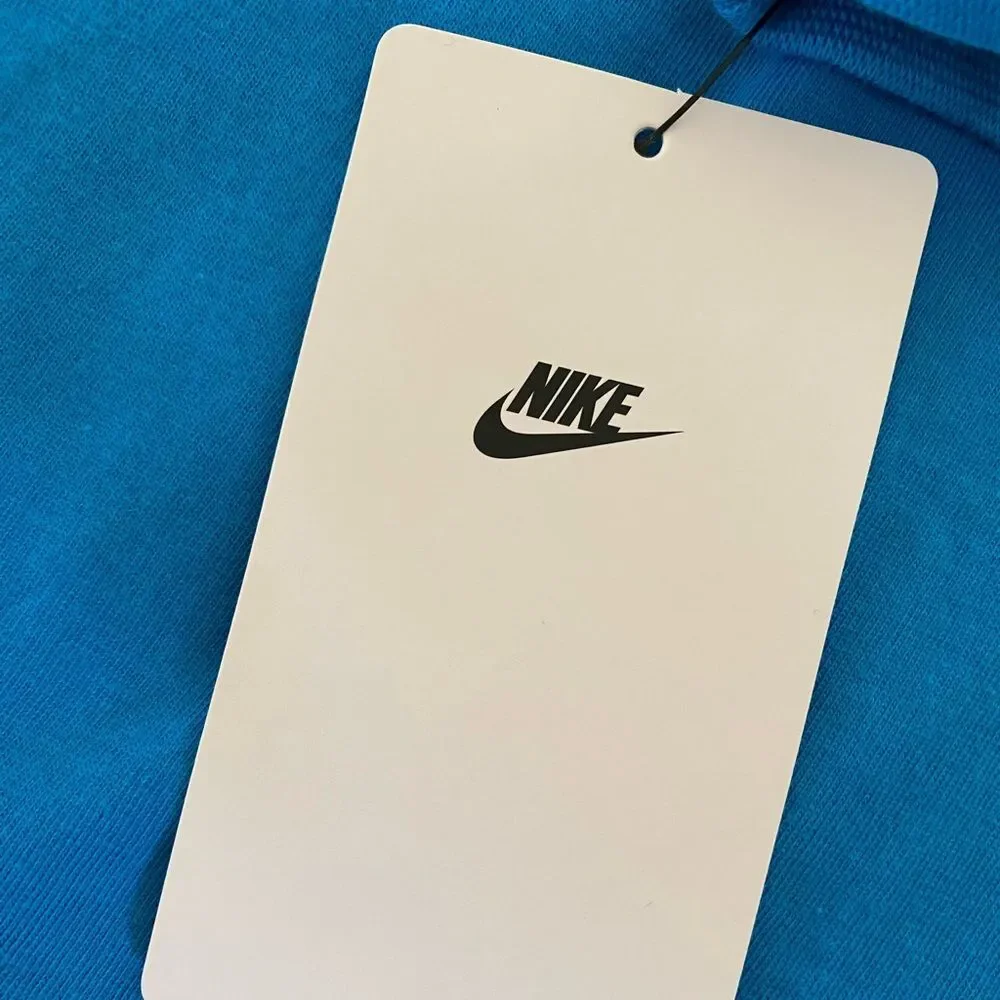 NWT Nike Toddler Long Sleeve Logo T-Shirt Tee Size 2T 1-2 Years Blue Vacation